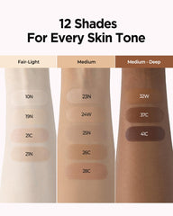JUNG SAEM MOOL product on fingertips demonstrating easy application and lightweight feel