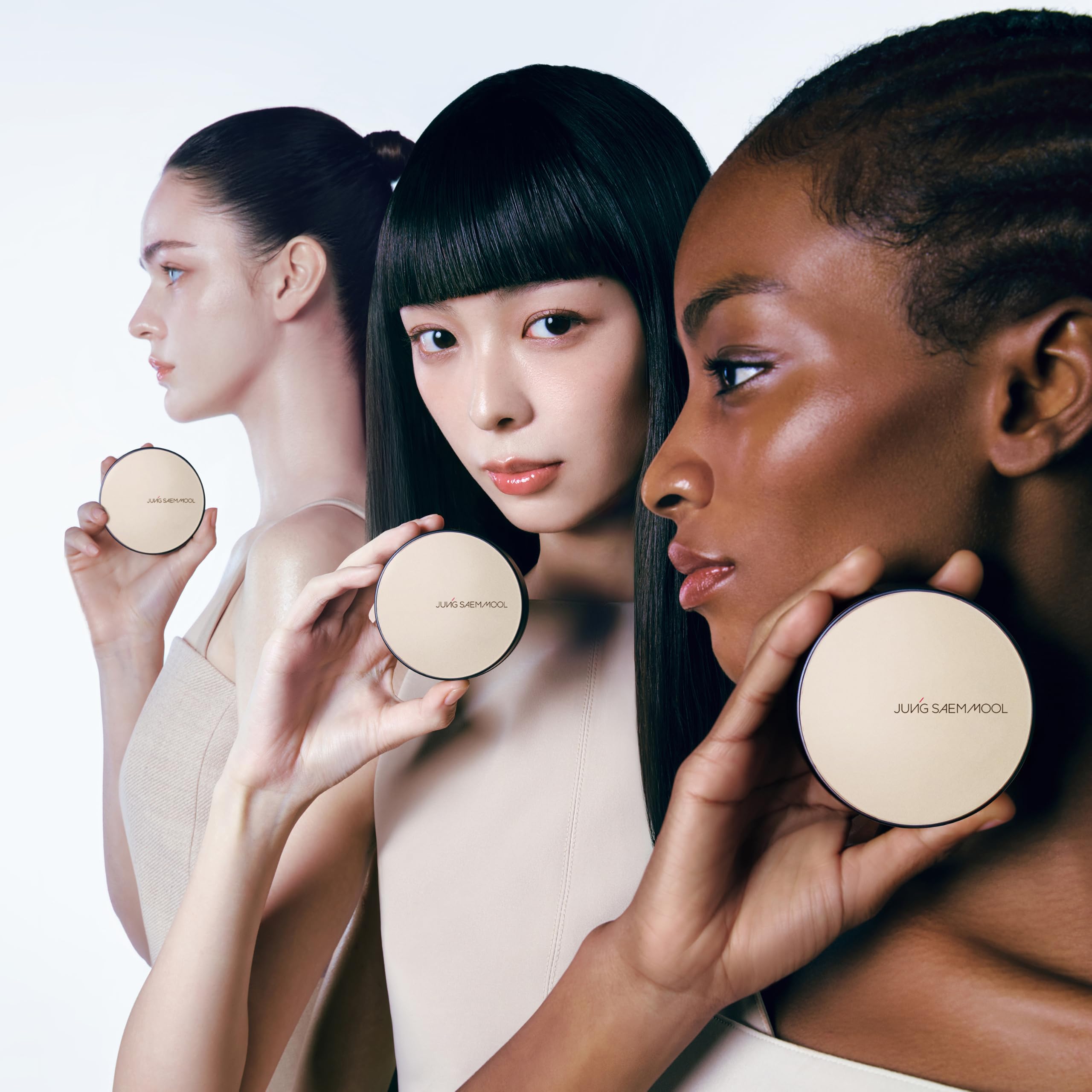 JUNG SAEM MOOL packaging label close-up displaying shade and product details