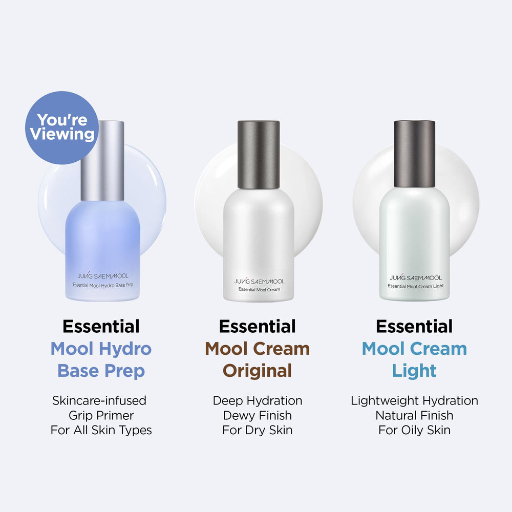 JUNG SAEM MOOL model applying primer for a radiant base appearance