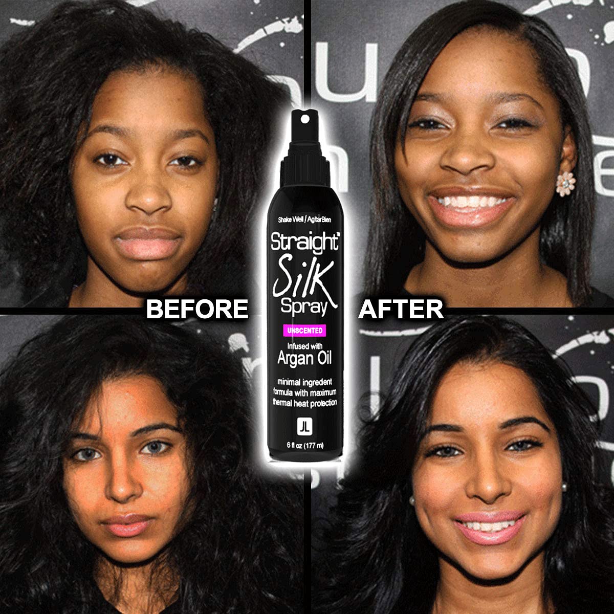 JuniorLabs in-salon styling scene showing fast straightening efficiency