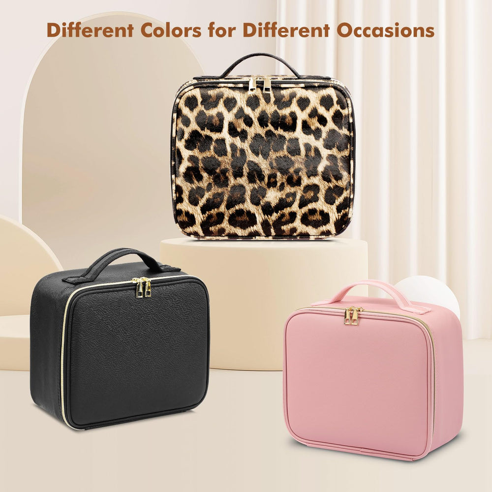Junyaoxuan lifestyle travel vanity showing portable makeup setup
