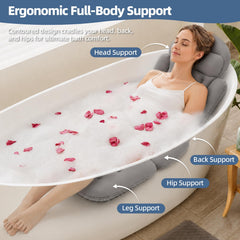 JUOIFIP underside showing 192 suction cups for firm non-slip tub anchoring