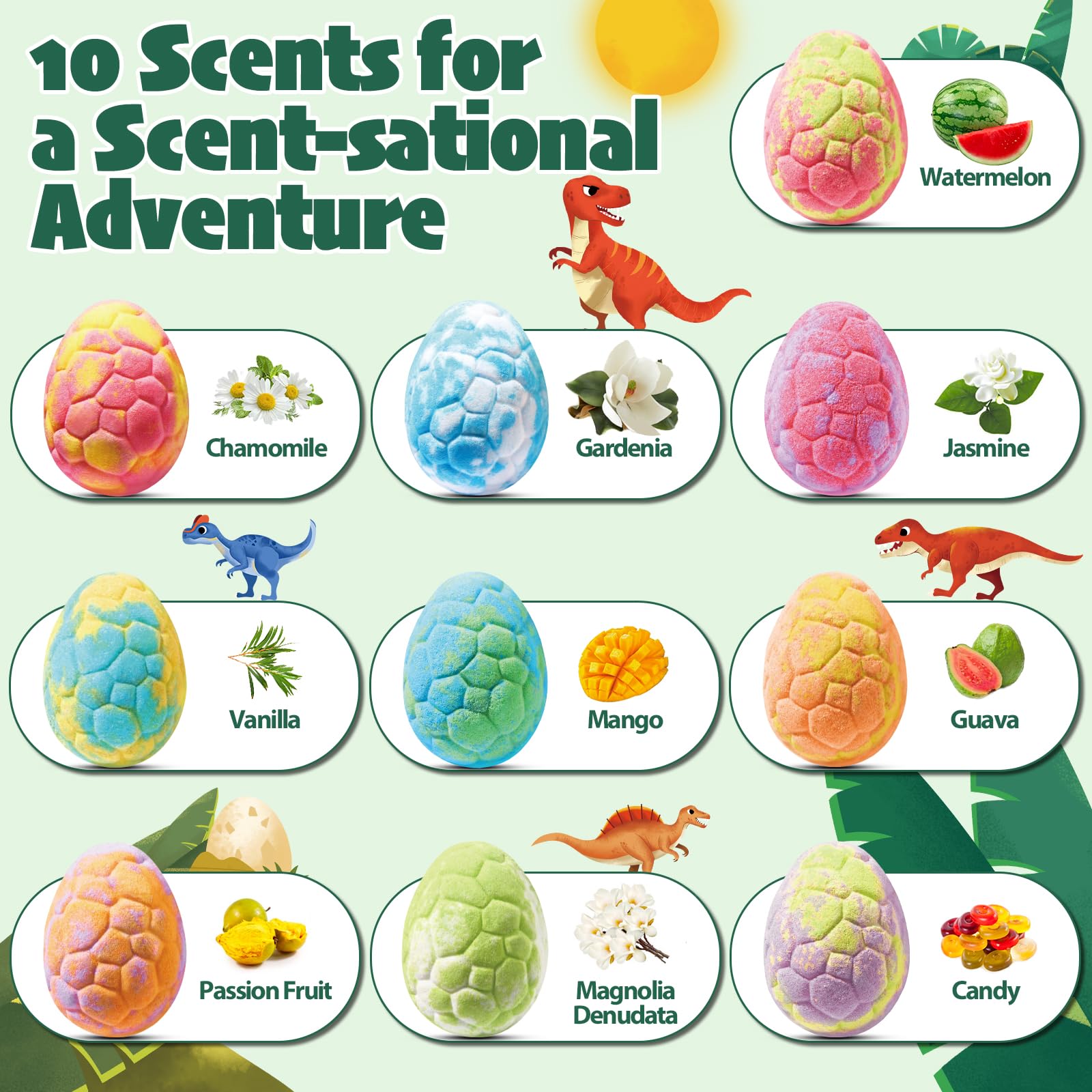 JuraFizz bath bomb texture and ingredients view highlighting non-toxic, gentle formulation