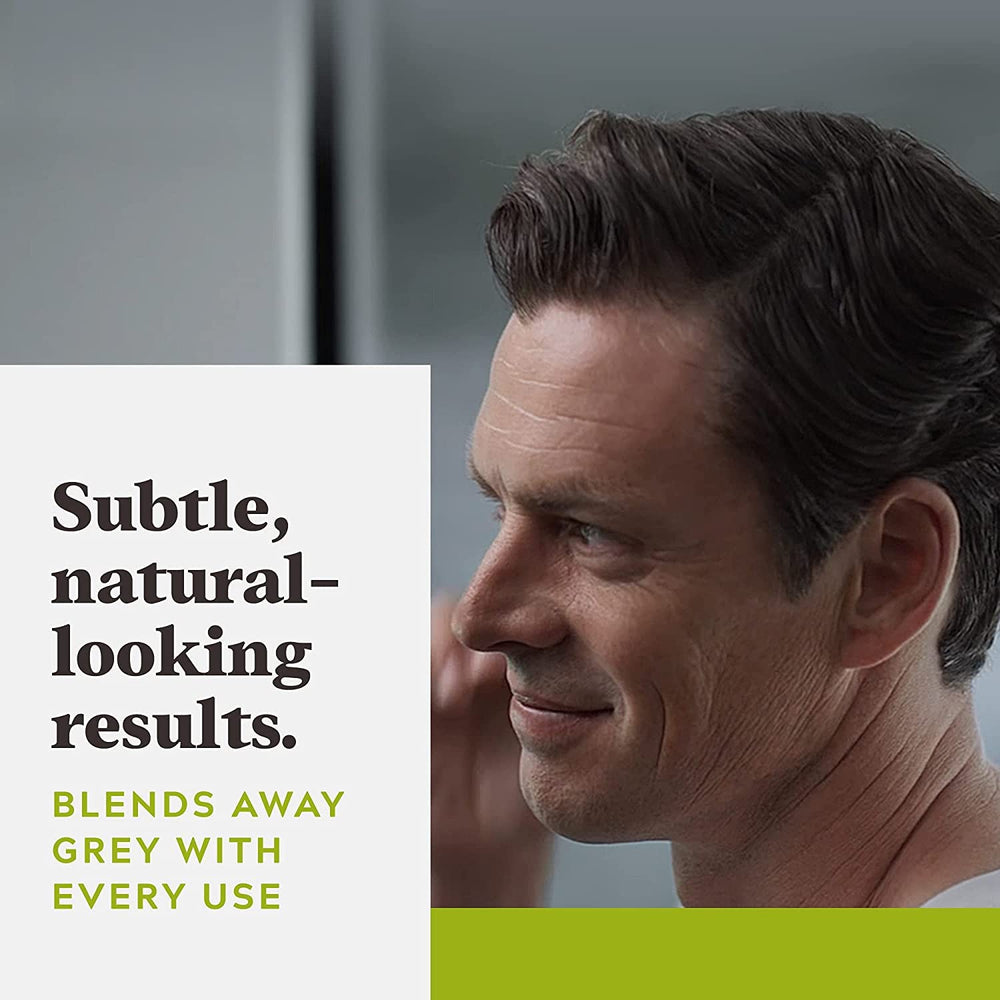 Just for Men Control GX before and after illustration showing subtle results