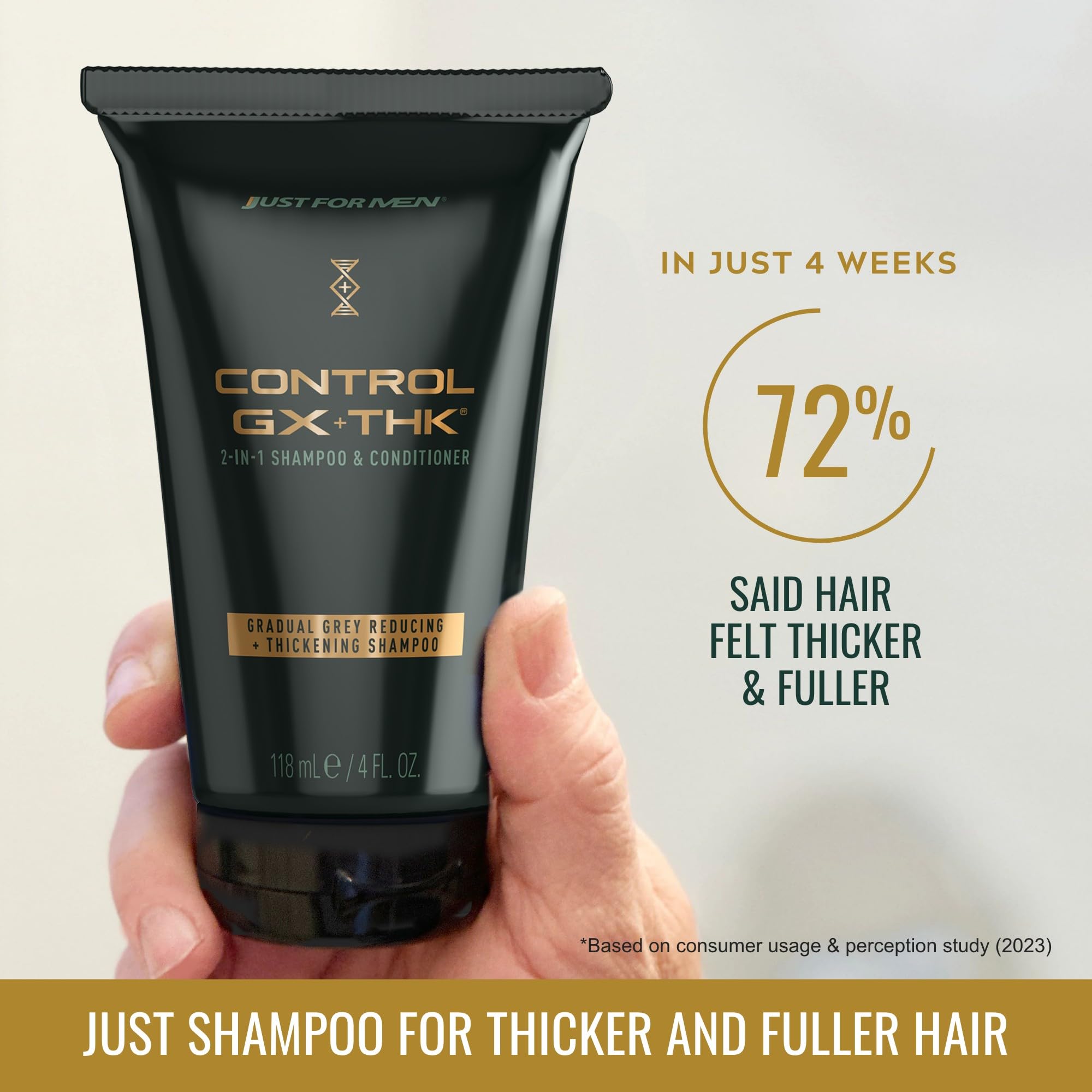 Just for Men thick creamy lather close-up showing rich texture benefit