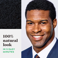 Just for Men in-shower application on hair demonstrating quick five-minute use