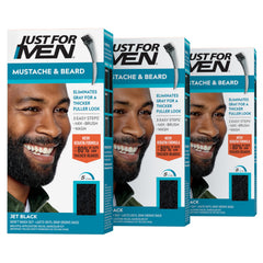 Just For Men front packaging showing Jet Black M-60 and benefits