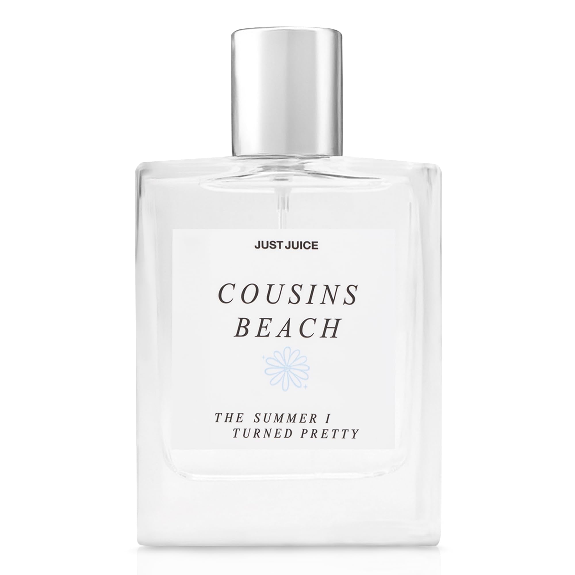 Just Juice front bottle showing clean summer design and wearable scent