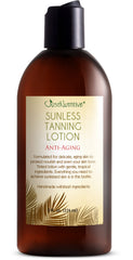 Just Nutritive front bottle 8oz showing bronzing lotion and benefits