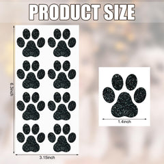 Jutom close-up glitter detail highlighting sparkly paw texture for eye-catching shine