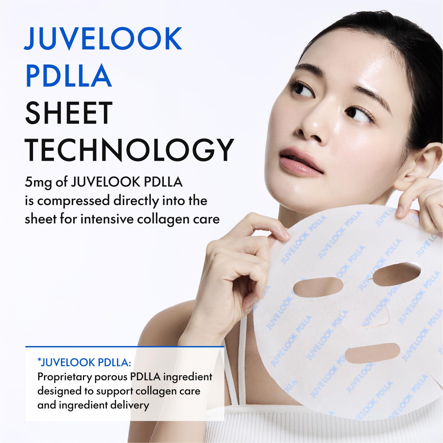 JUVELOOK mask pouch in hand showing compact single-use scale