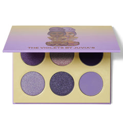 Juvia's Place front view of The Violets Palette showing compact design and purple theme