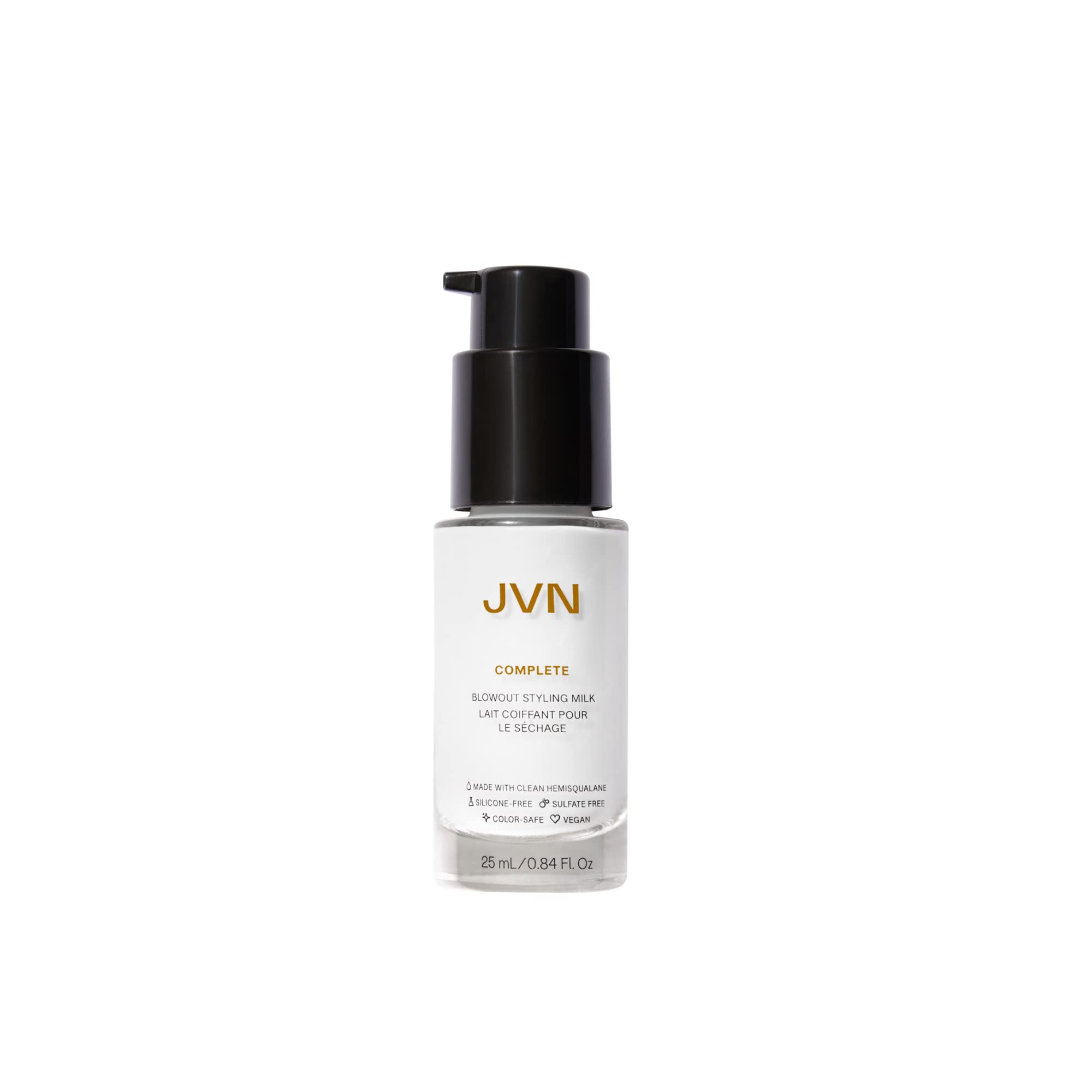 JVN front packaging travel-size offering for easy styling on the go