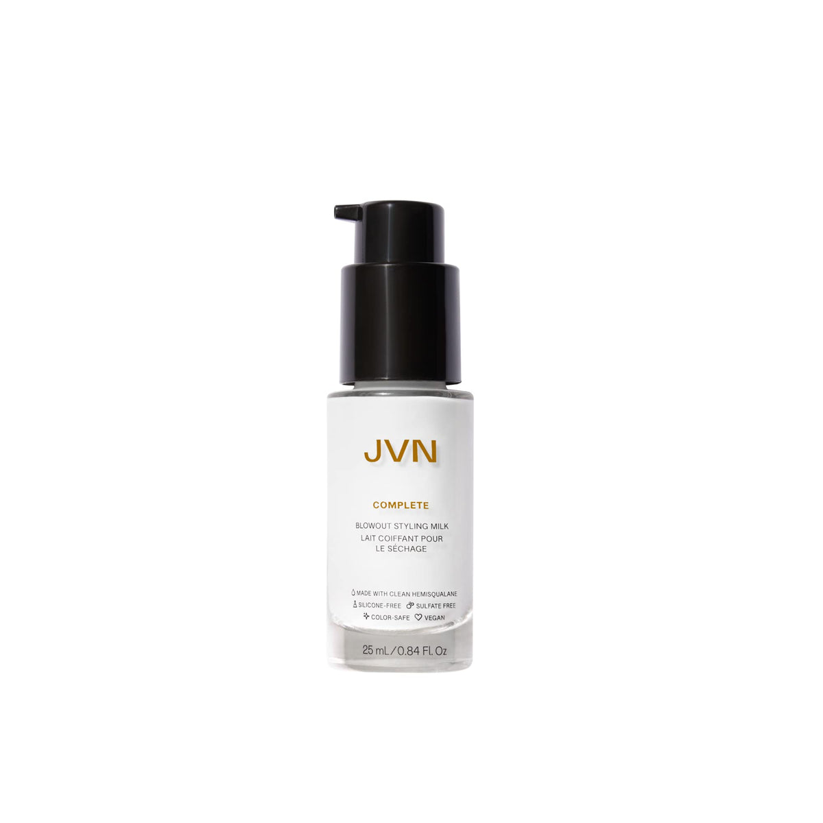 JVN front packaging travel-size offering for easy styling on the go