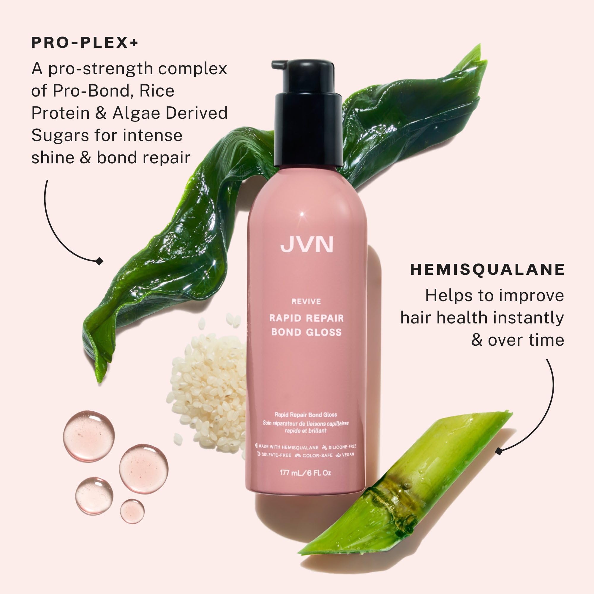 JVN cream consistency close-up demonstrating spreadable glaze benefit