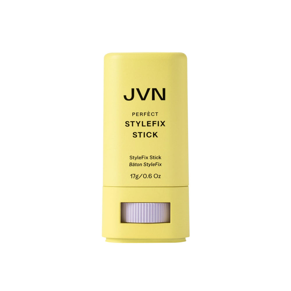 JVN front packaging showing compact wax stick and branding for travel-ready styling