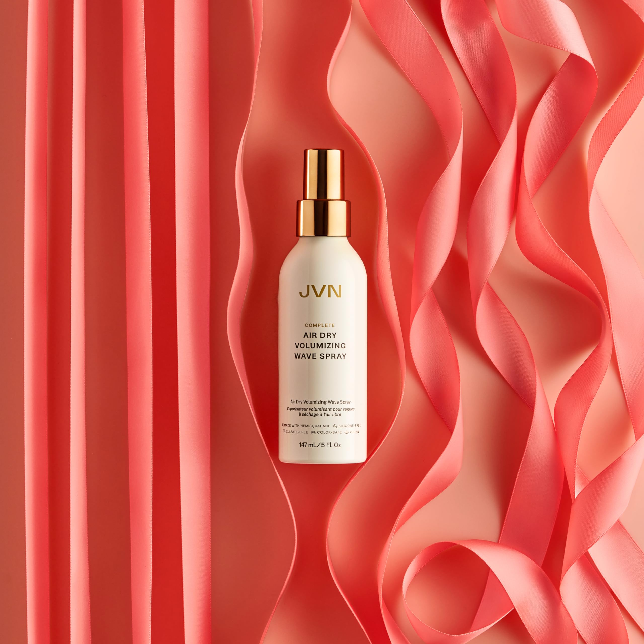 JVN label highlighting UV protection to help preserve color