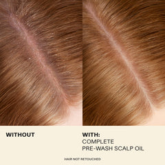JVN oil texture in pool illustrating lightweight absorption benefit