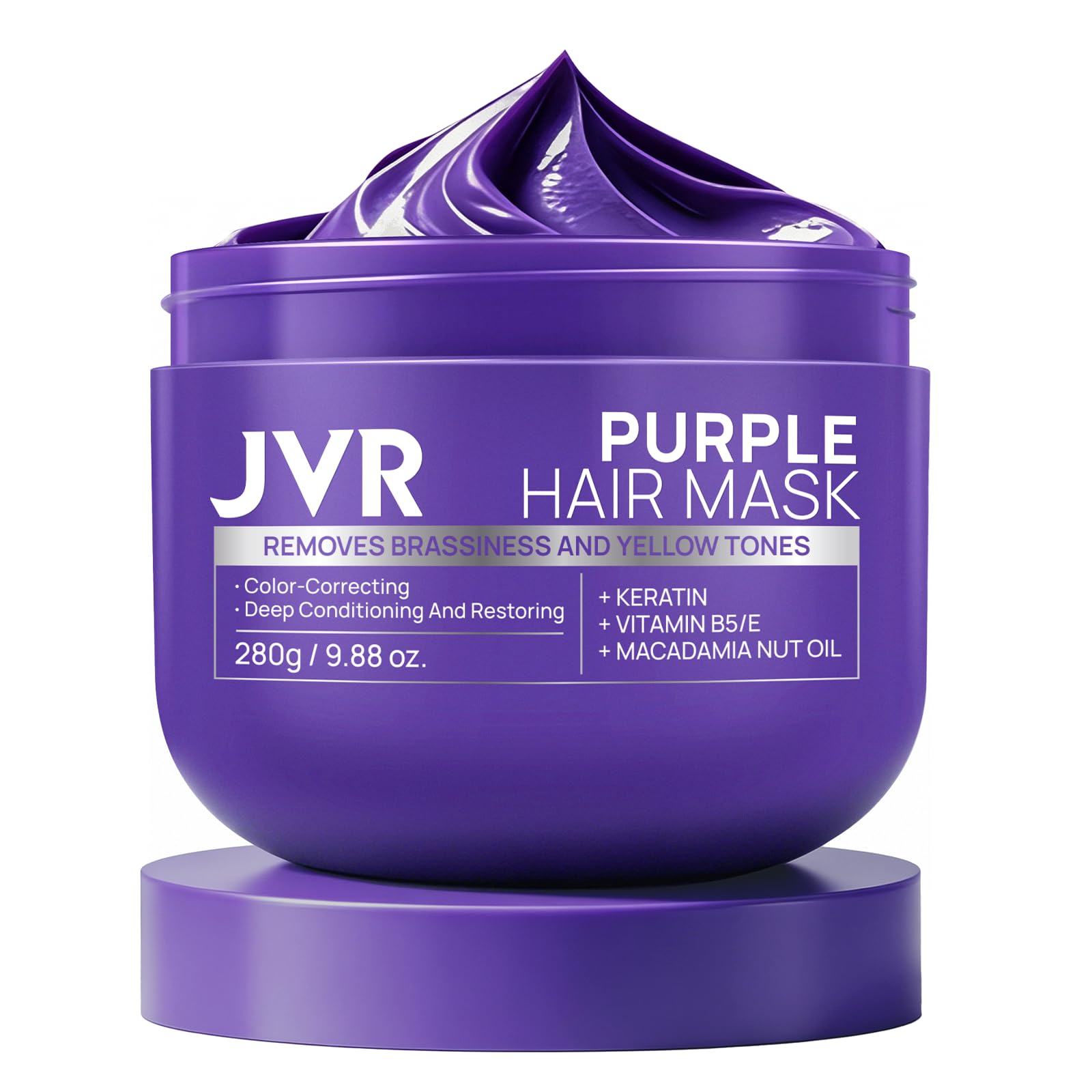 JVR front jar view showing product and brand, promotes easy at-home toning