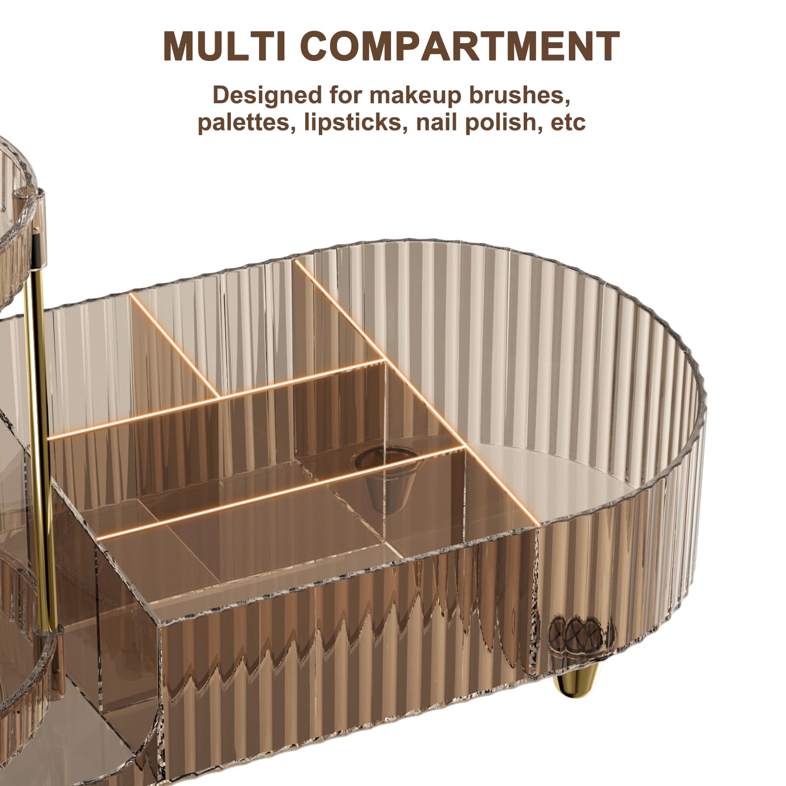 Jywantful assembled organizer on counter showing compact space-saving benefit