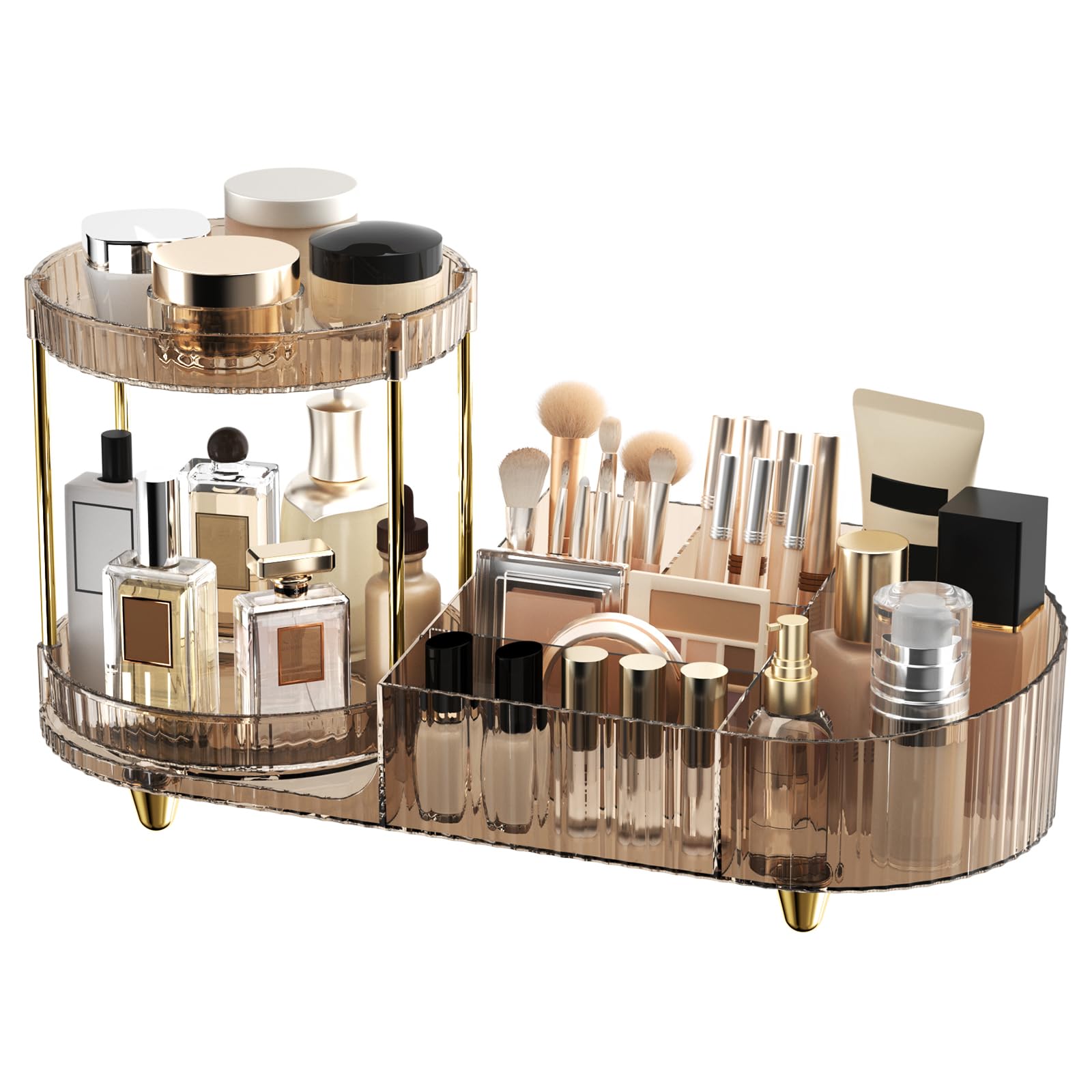 Jywantful front view of organizer showing neat cosmetics and quick access