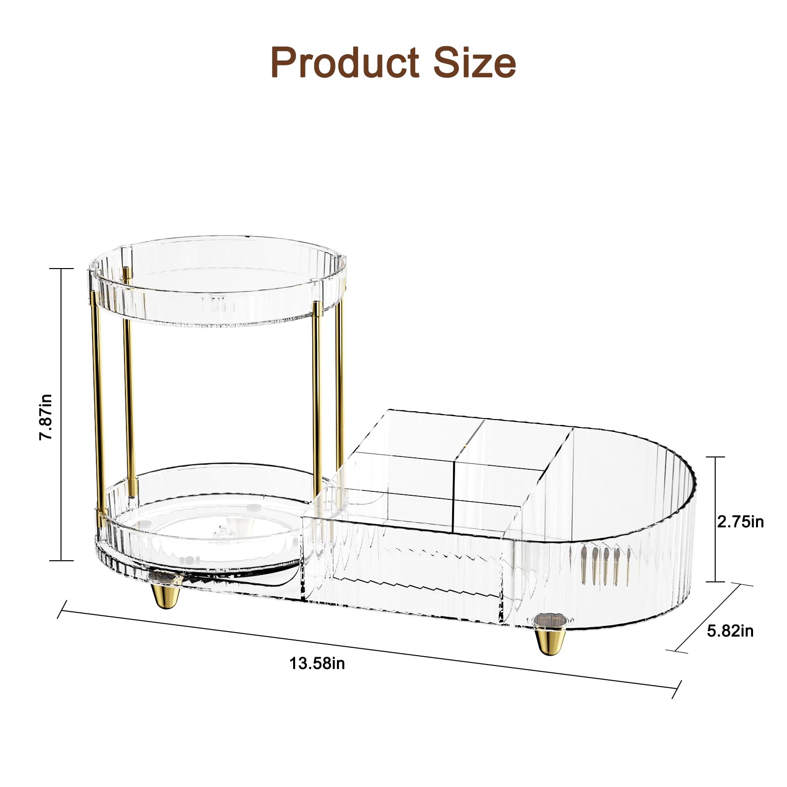 Jywantful on vanity in lifestyle setting presents tidy display and decorative appeal