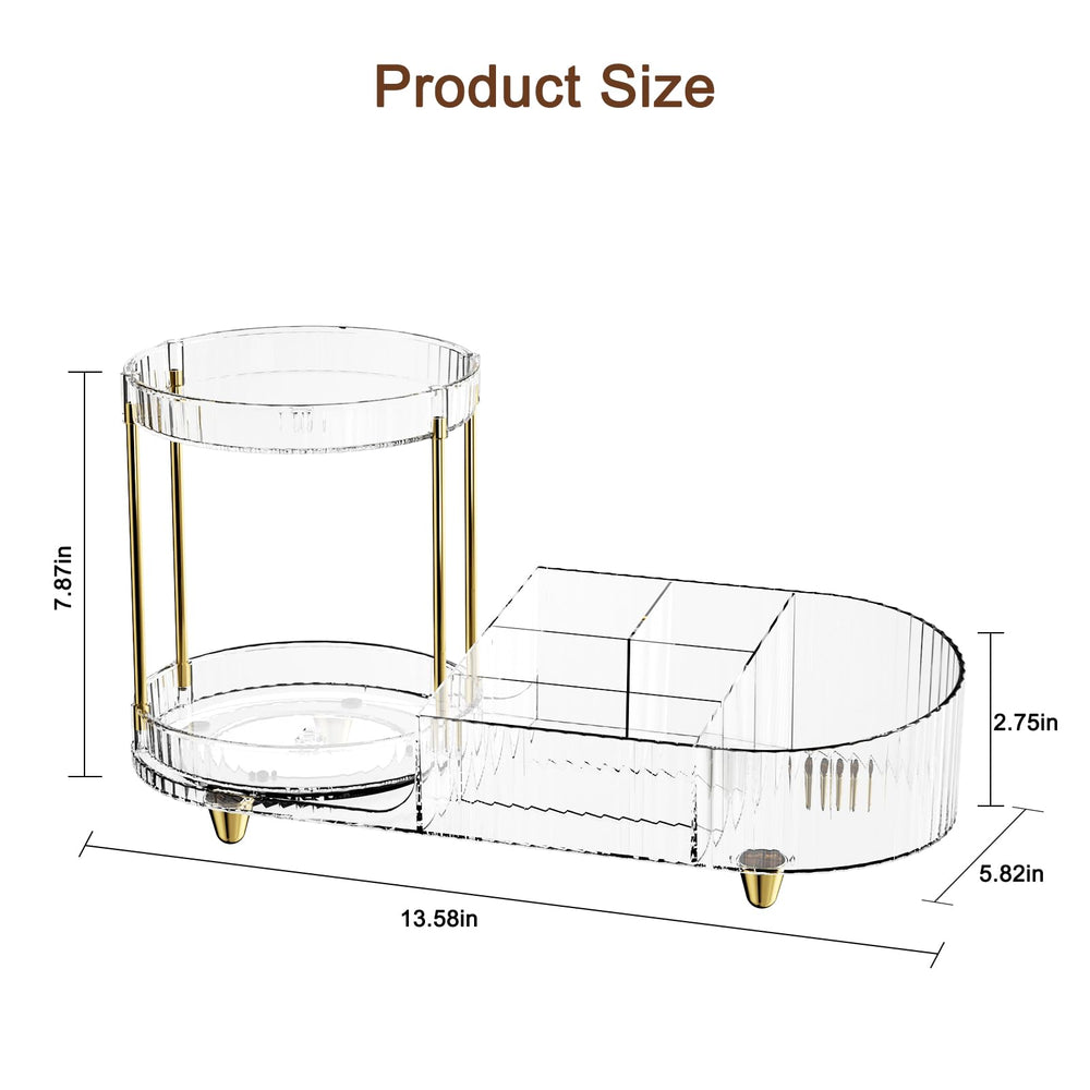 Jywantful on vanity in lifestyle setting presents tidy display and decorative appeal