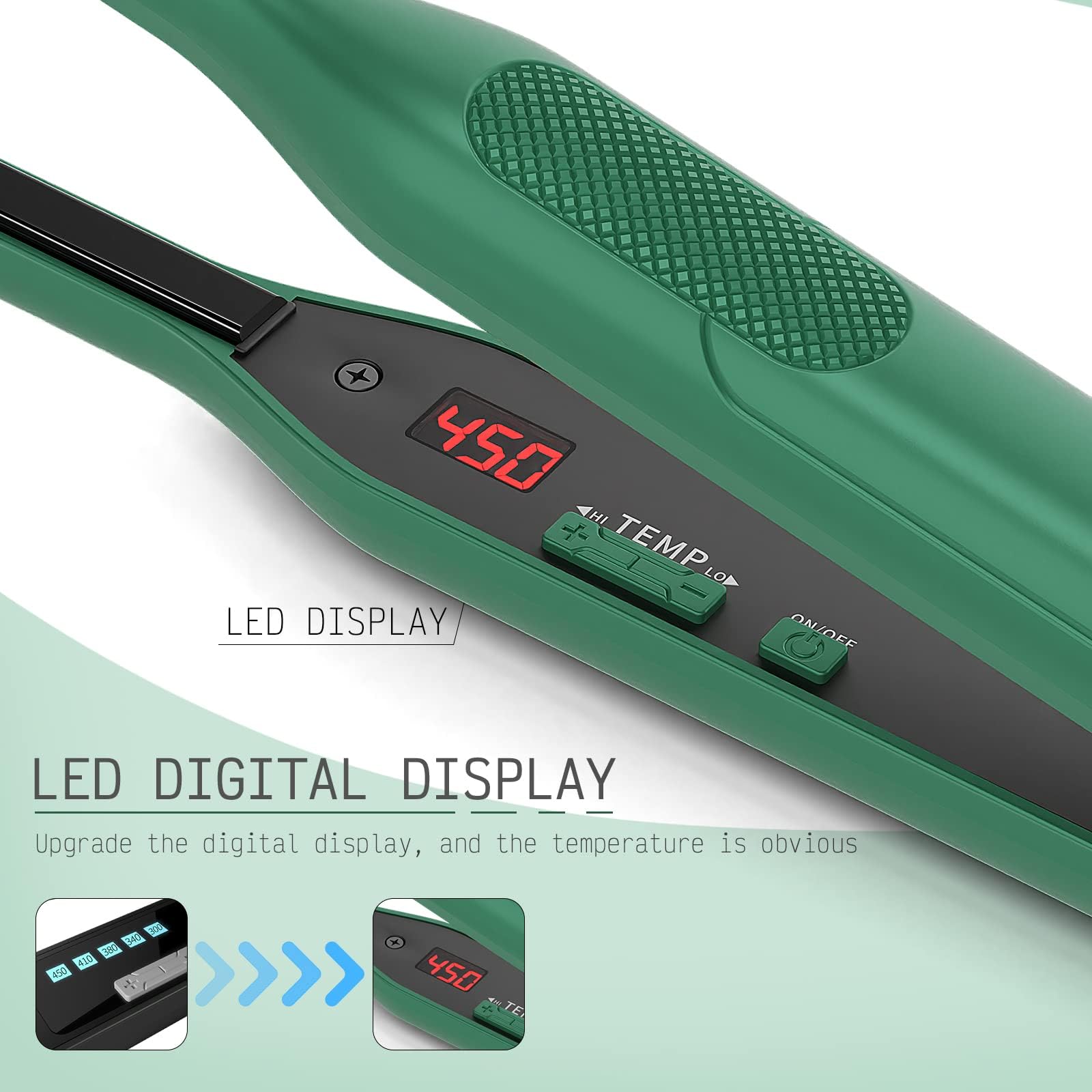 K&K mini iron styling pixie cut delivering polished short-hair finish