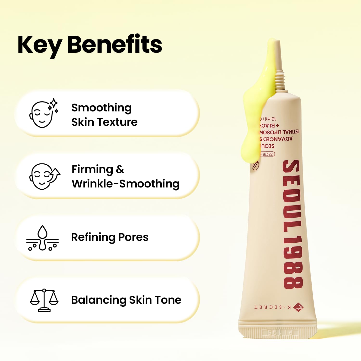 K-SECRET black rice ingredient visual, communicates antioxidant-rich support for skin