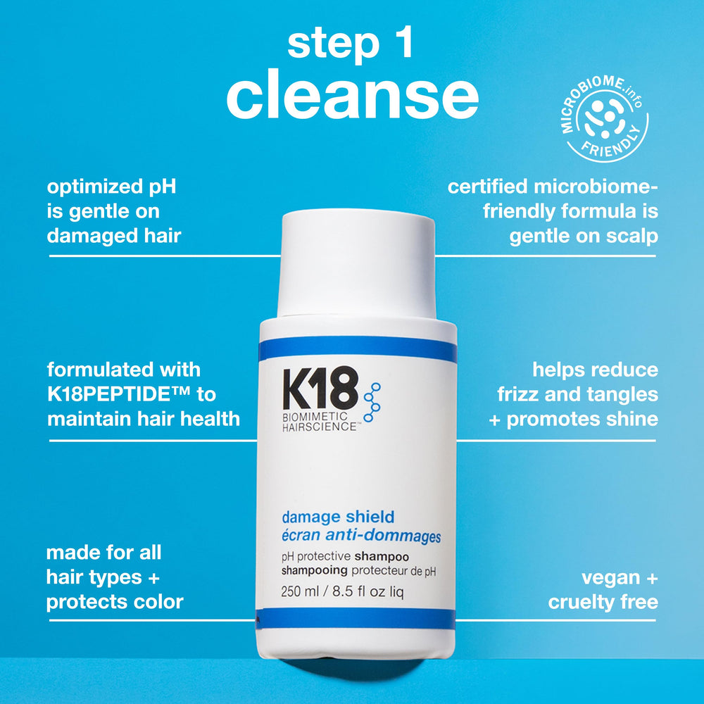 K18 conditioner gel close-up showing lightweight formula for detangling