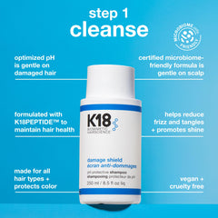 K18 conditioner gel close-up showing lightweight formula for detangling
