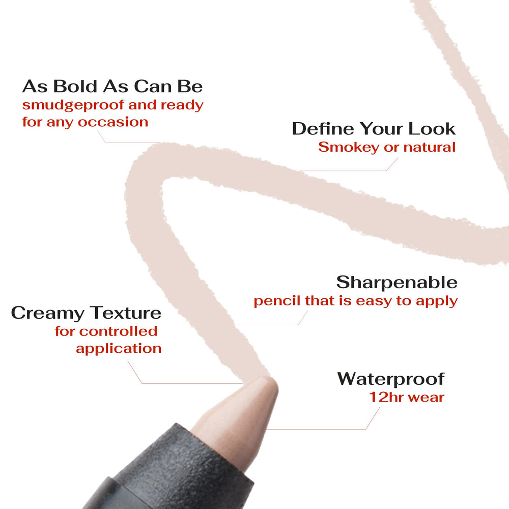 K7L applied on waterline in makeup tutorial, brightens and opens eyes benefit