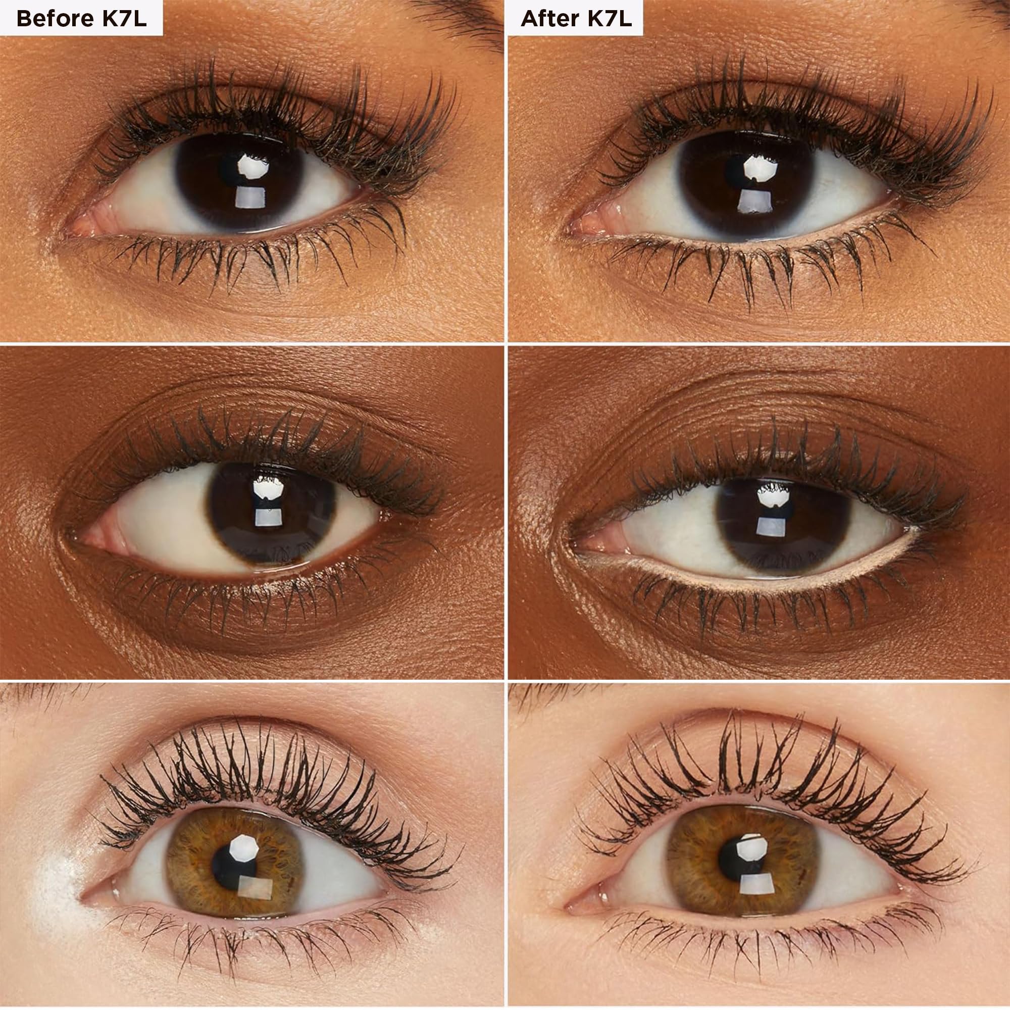 K7L close-up of creamy pencil tip texture, shows smooth glide benefit