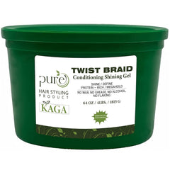 KAGA 64oz front jar showing product packaging and professional size benefit
