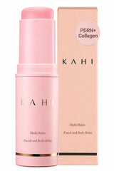 KAHI front packaging showing compact multi balm stick and benefits