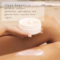 kai body butter applied to hand illustrating smooth, non-greasy finish