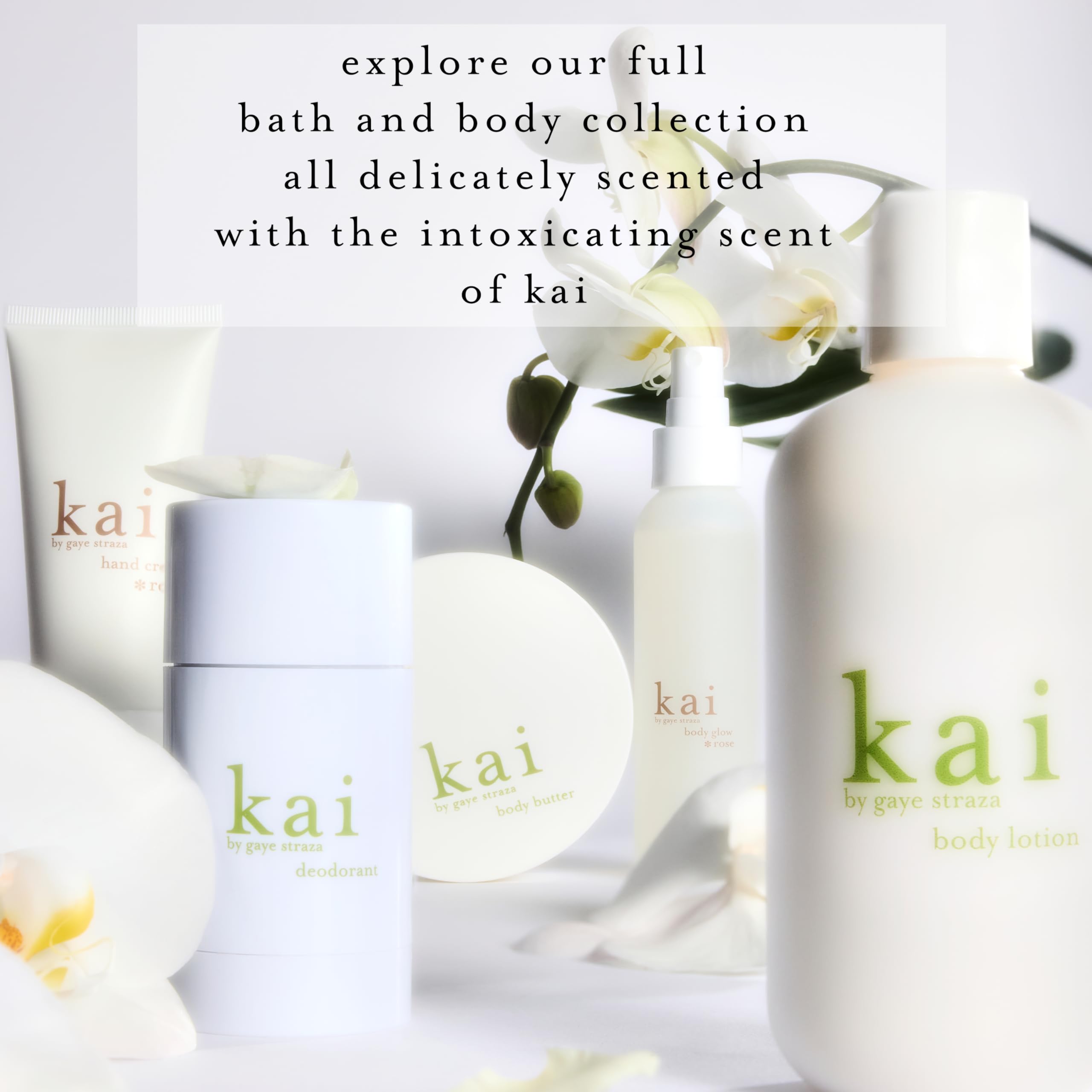 kai body glow lifestyle bathroom shelf suggesting daily ritual and spa-like benefit