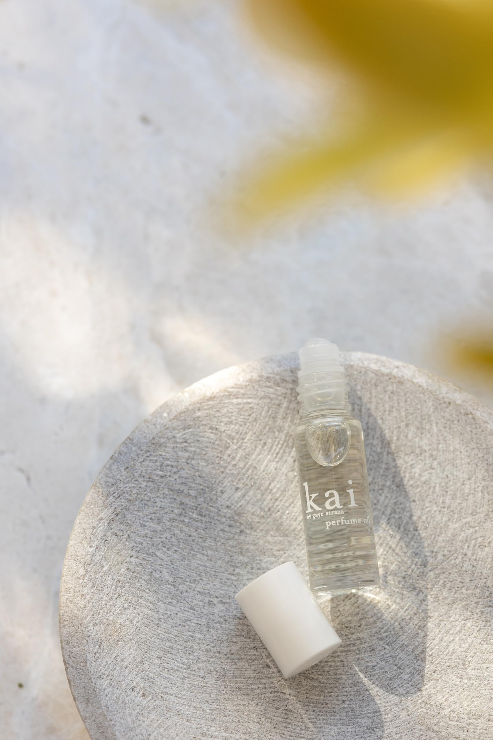 kai label and ingredients panel showing vegan, alcohol-free formulation benefits