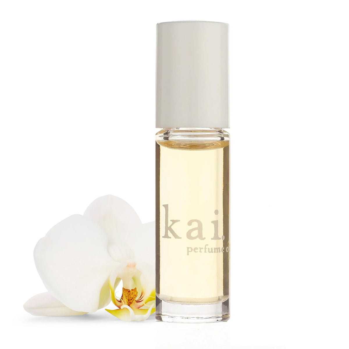 kai roll-on front view showing sleek bottle and compact design for travel