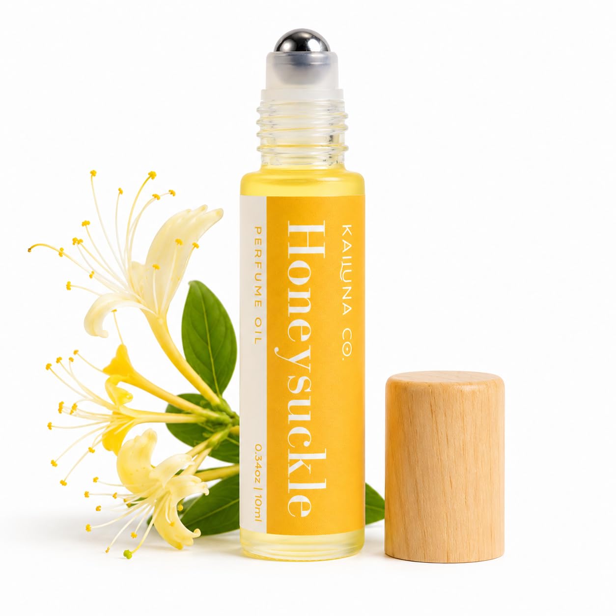 Kailuna Co. front-facing 10 ml roll-on showing compact travel-friendly bottle