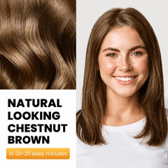 KAISASA lathering on wet hair to show easy application and coverage