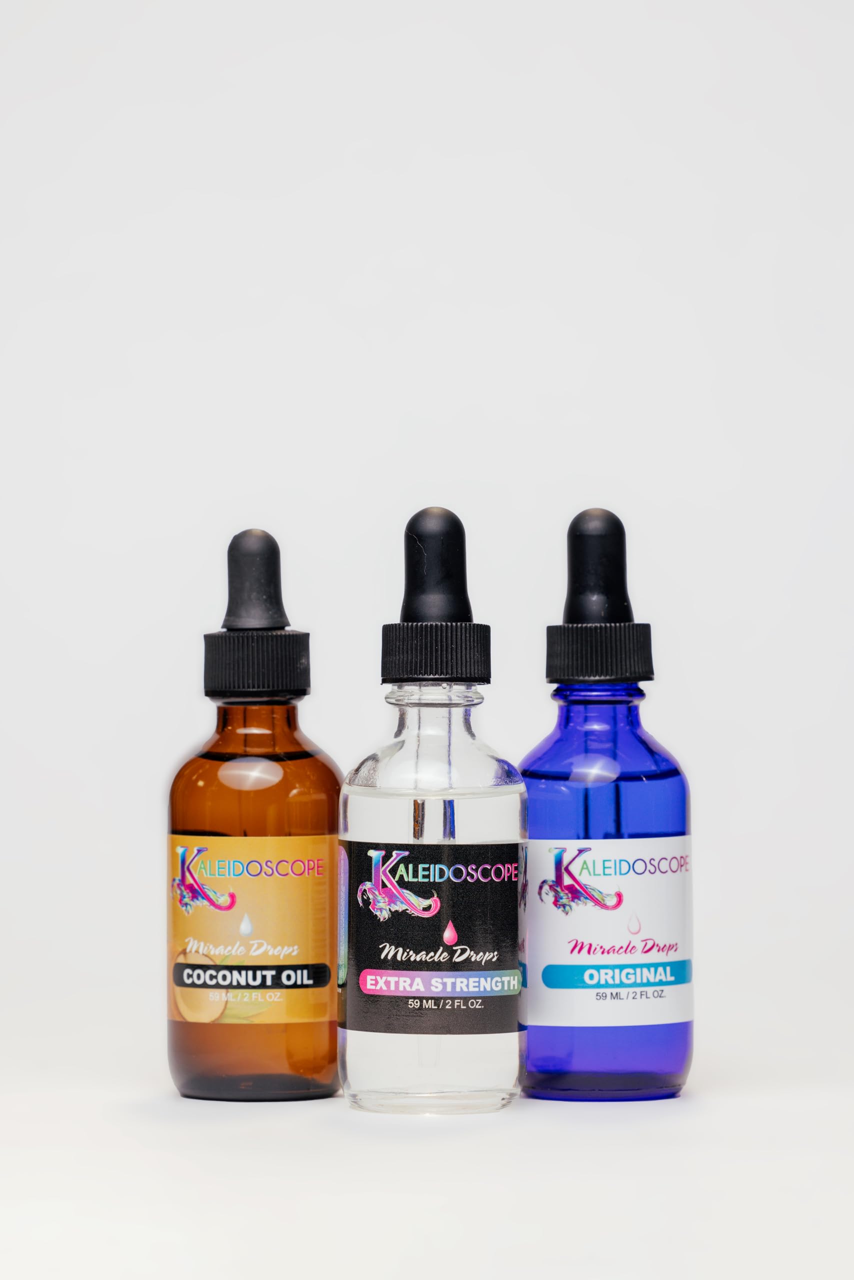 Kaleidoscope Hair Products applied to scalp in salon-style setting demonstrating cooling refresh benefit