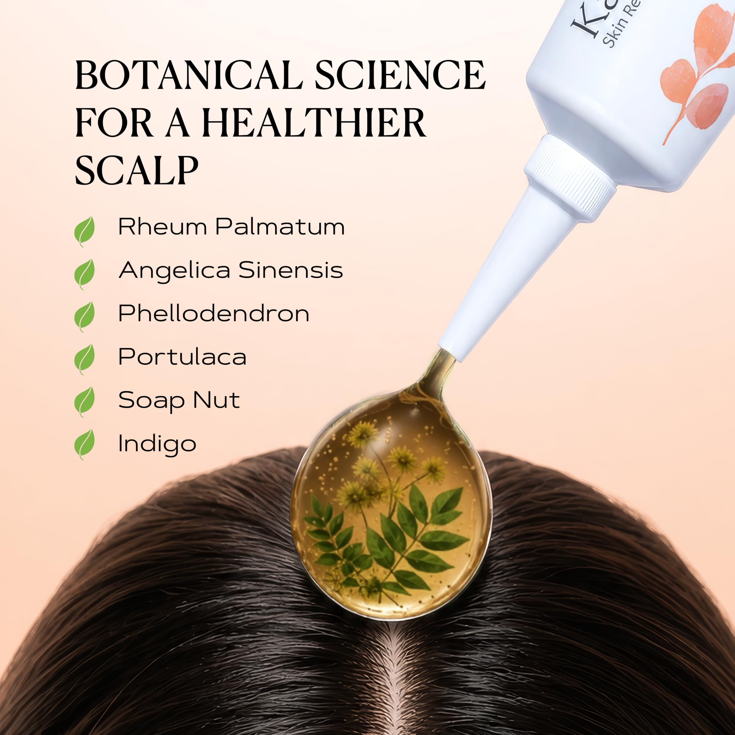 KAMEDIS product label close-up emphasizing ingredient transparency and benefits