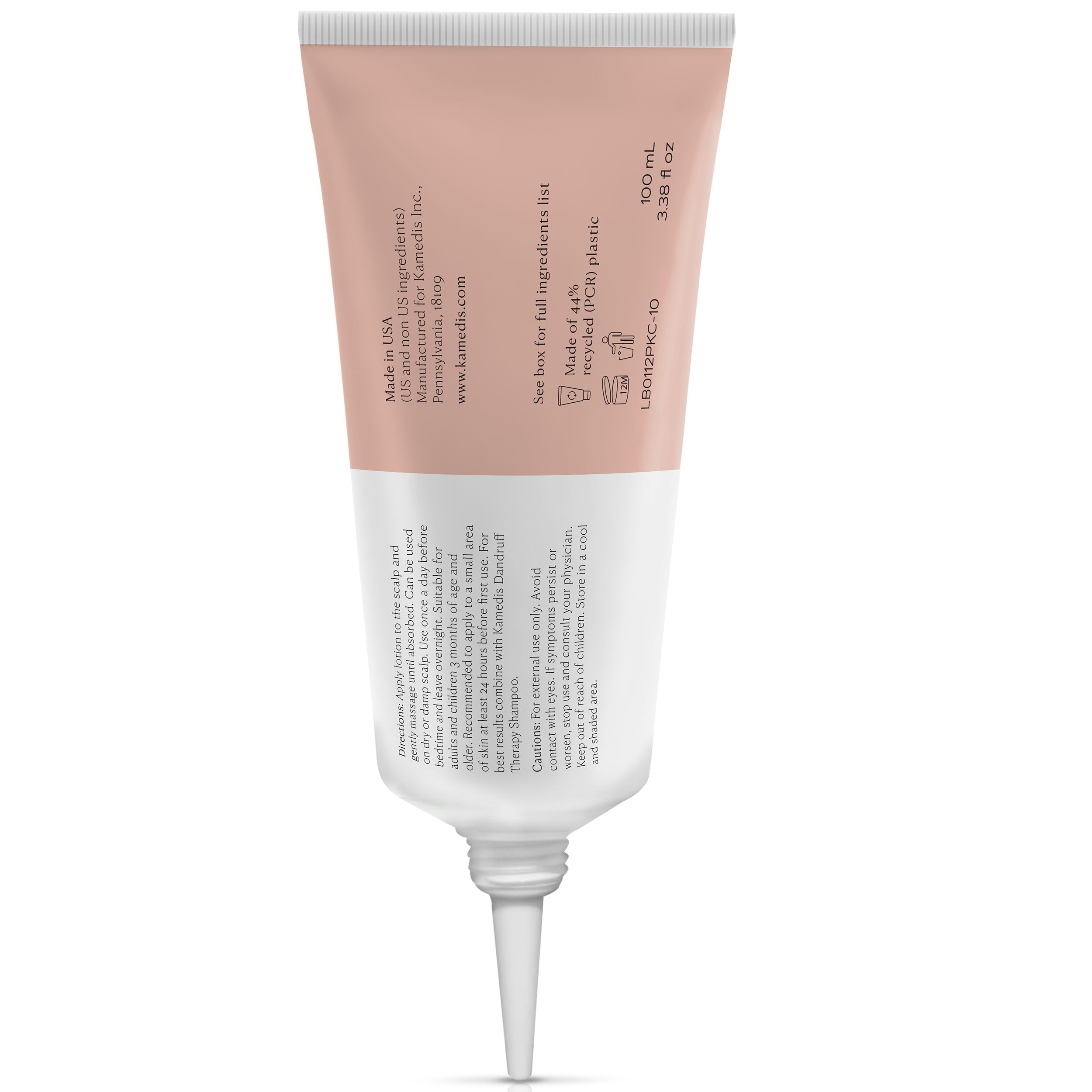 Person relieved using KAMEDIS showing reduced discomfort and calmer scalp
