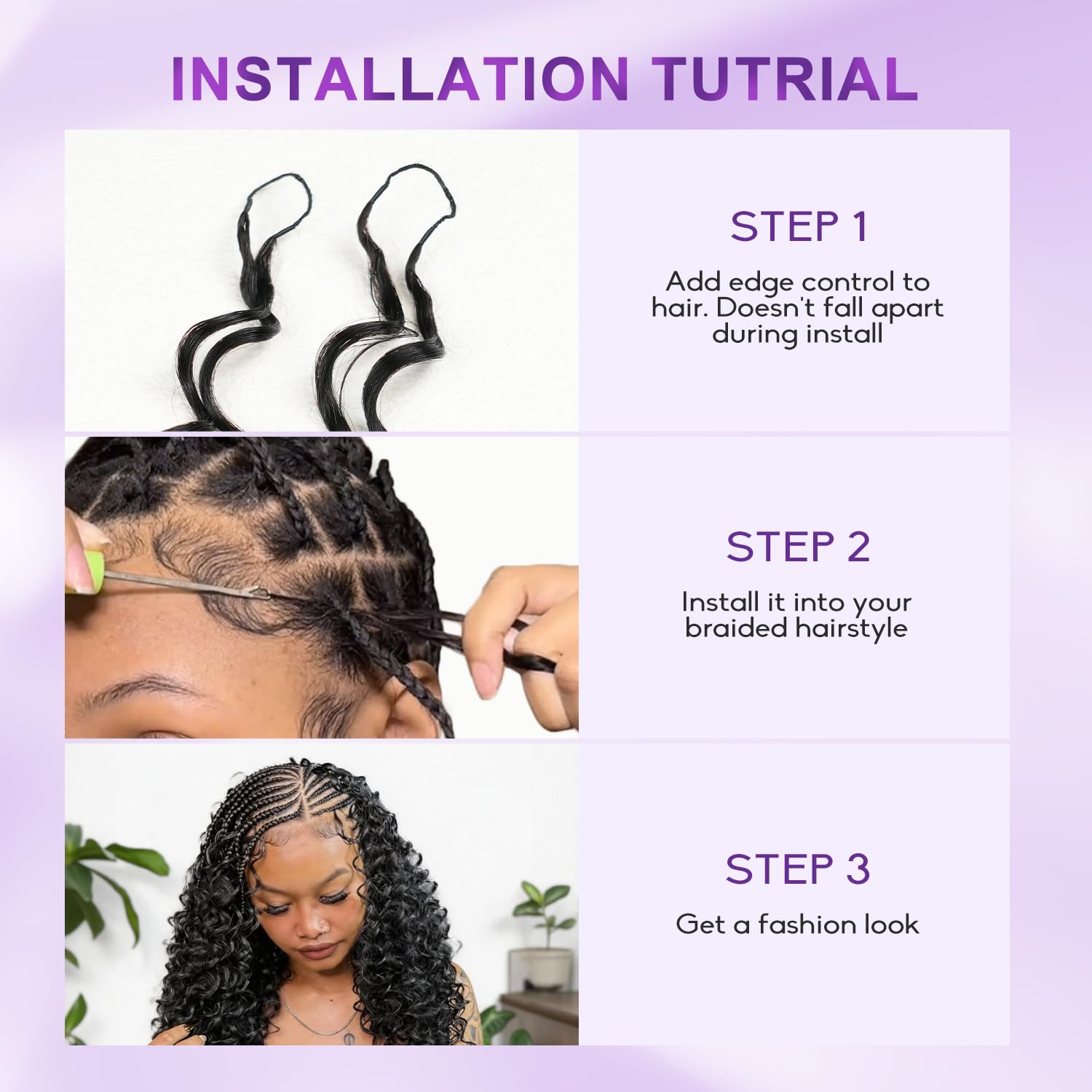 Kamilhair 18 inch length comparison on hand, clarifies scale and fit