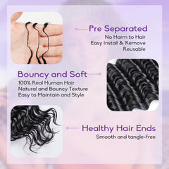 Kamilhair weft and loop detail, shows secure crochet-ready construction benefit