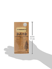 KAMINOMOTO Gold application in hand before scalp use, shows easy targeted application benefit