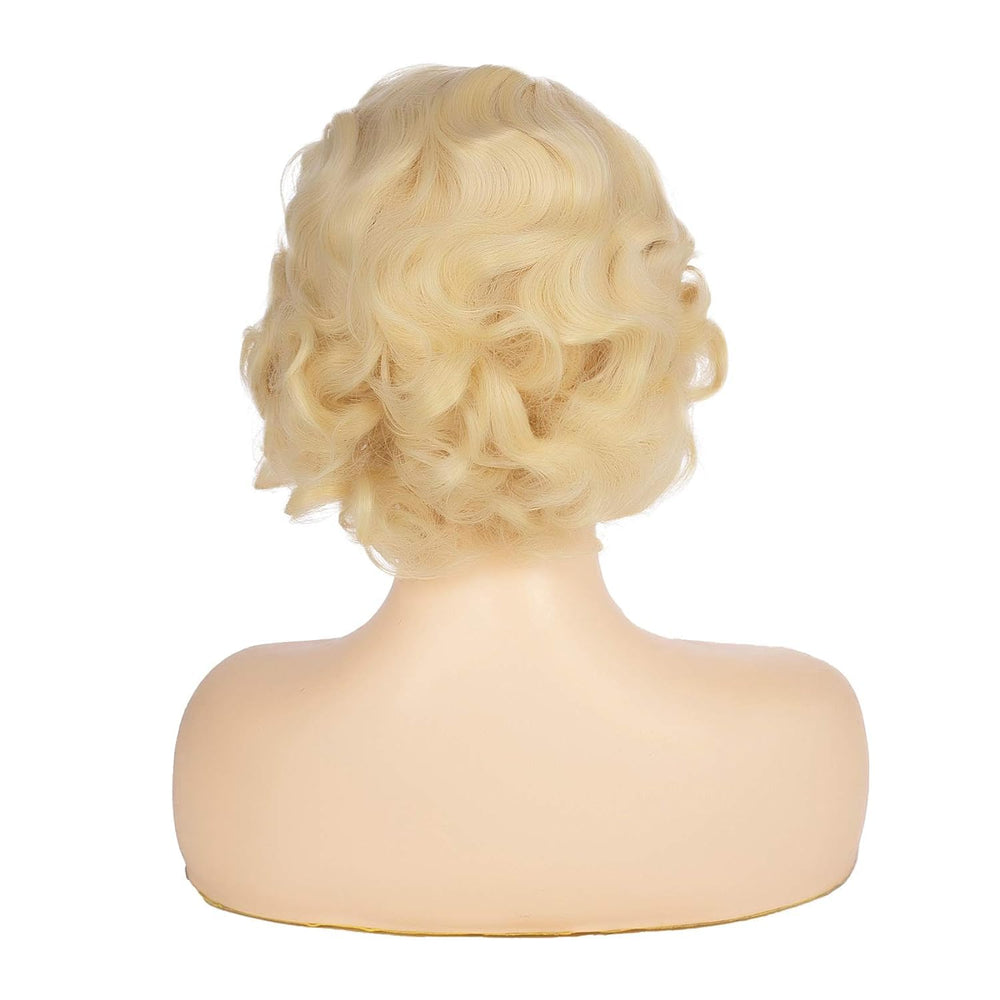Kaneles wig held to show scale and lightweight wearability benefit