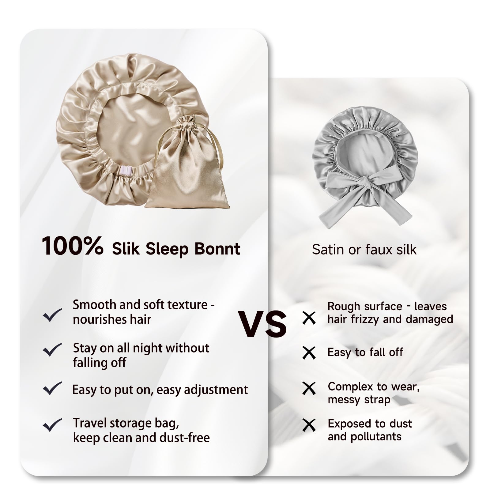 Kaome bonnet shown on model sleeping on side to illustrate stable wear