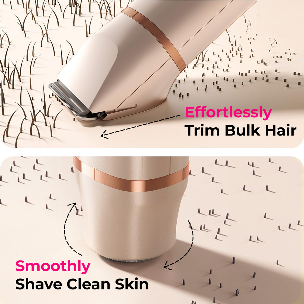 KAPHIO held in hand to show size and control for accurate intimate trimming